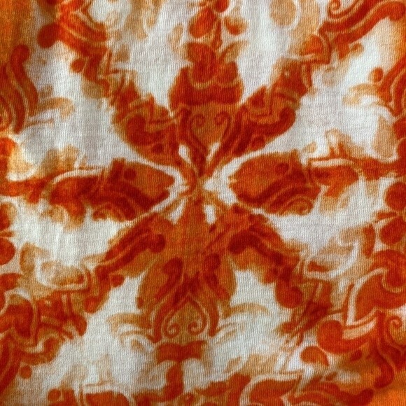 Michael Michael Kors Boxy Loose Fit Top Geo Abstract Colorful Print 3/4 Sleeve - Picture 15 of 16